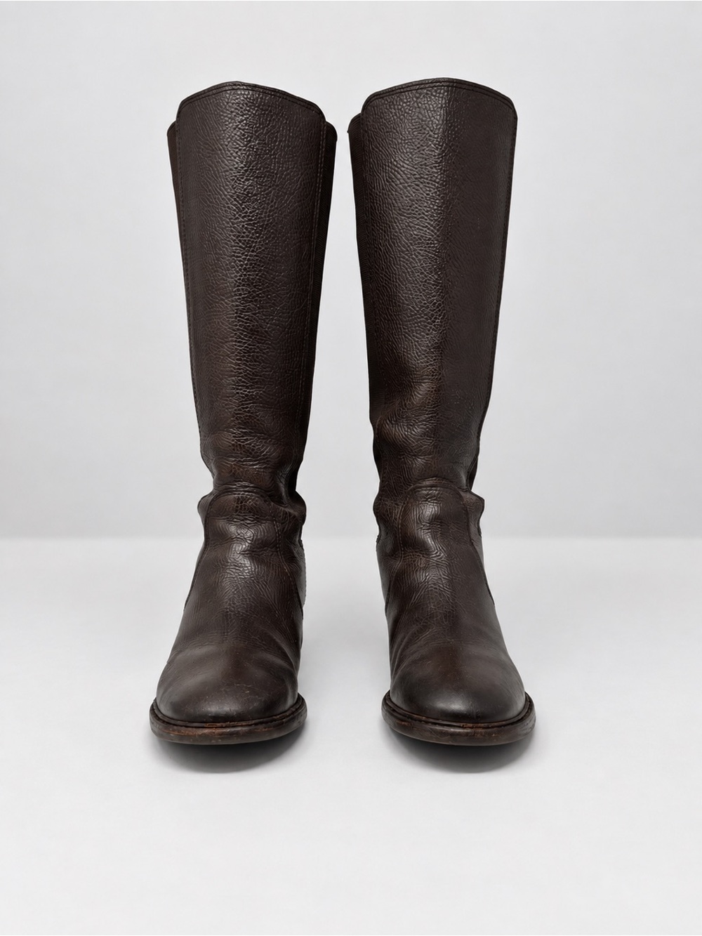 Tory Burch Dark Brown Tall Leather Riding Boots 9.5